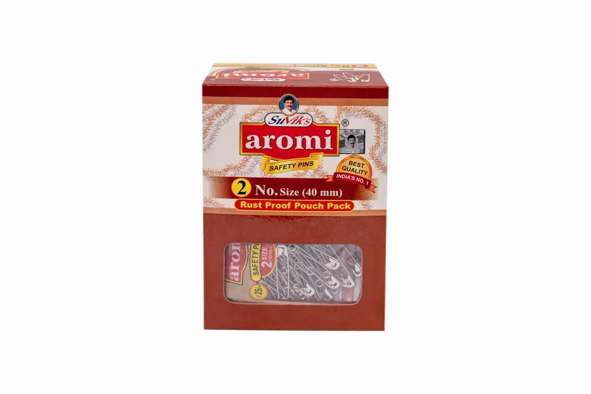Aromi Safety Pins Size-2 (40mm) — view 2 of 3