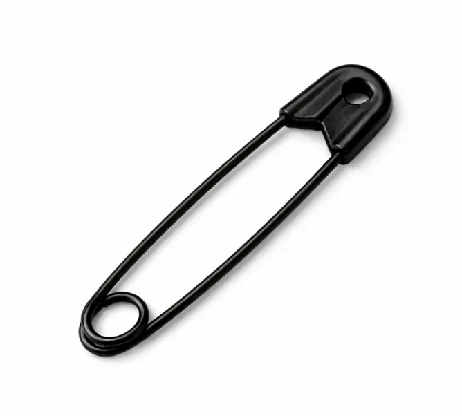 Panda Brass Black Safety Pins — view 3 of 3