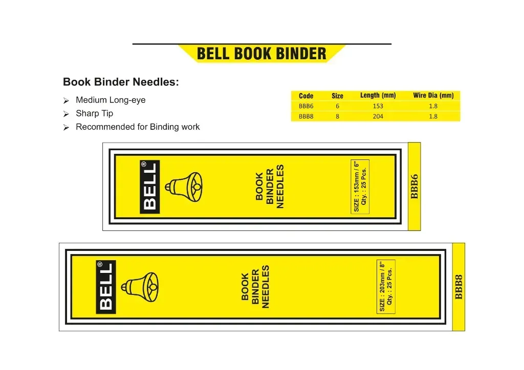 Bell Book Binder Needles — view 3 of 3