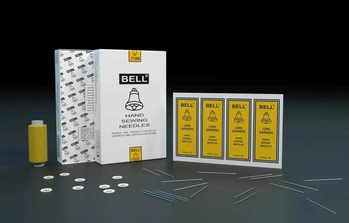 Bell Long Darner 3/0 Hand Sewing Needles