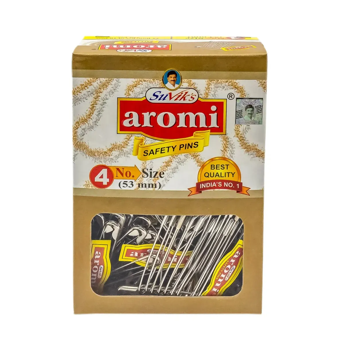 Aromi Safety Pins Size-4 (53mm) — view 2 of 3