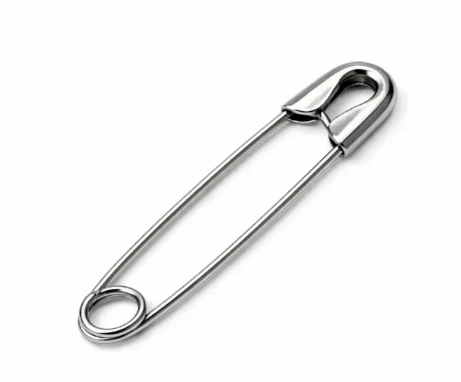 Panda Brass Nickel Plated Safety Pins — view 3 of 3