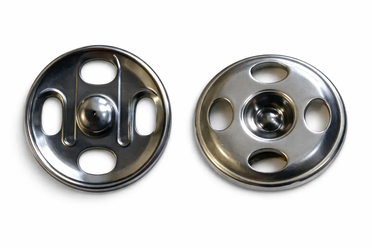 Bell Brass Press Buttons — view 2 of 2