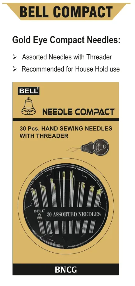 Bell Gold compact Hand Sewing Needles — view 2 of 2