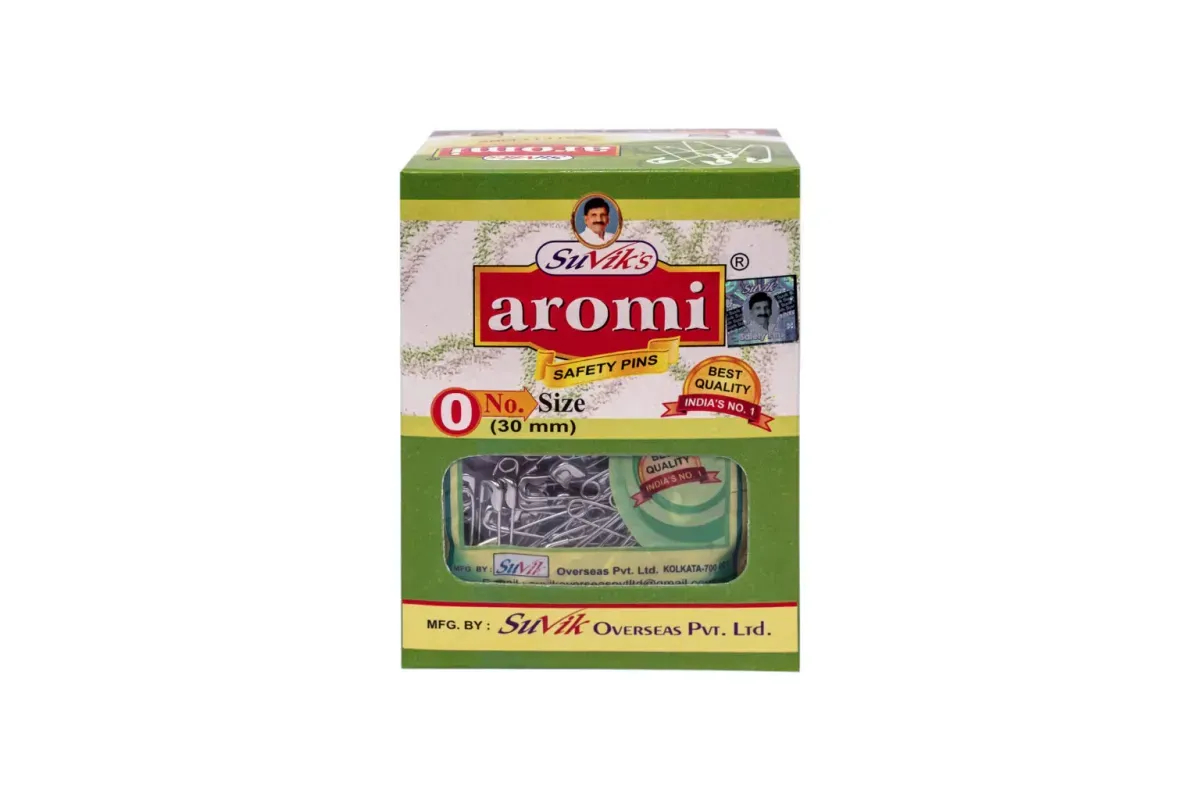 Aromi Safety Pins Size-0 (100 pcs/Pouch) — view 2 of 3